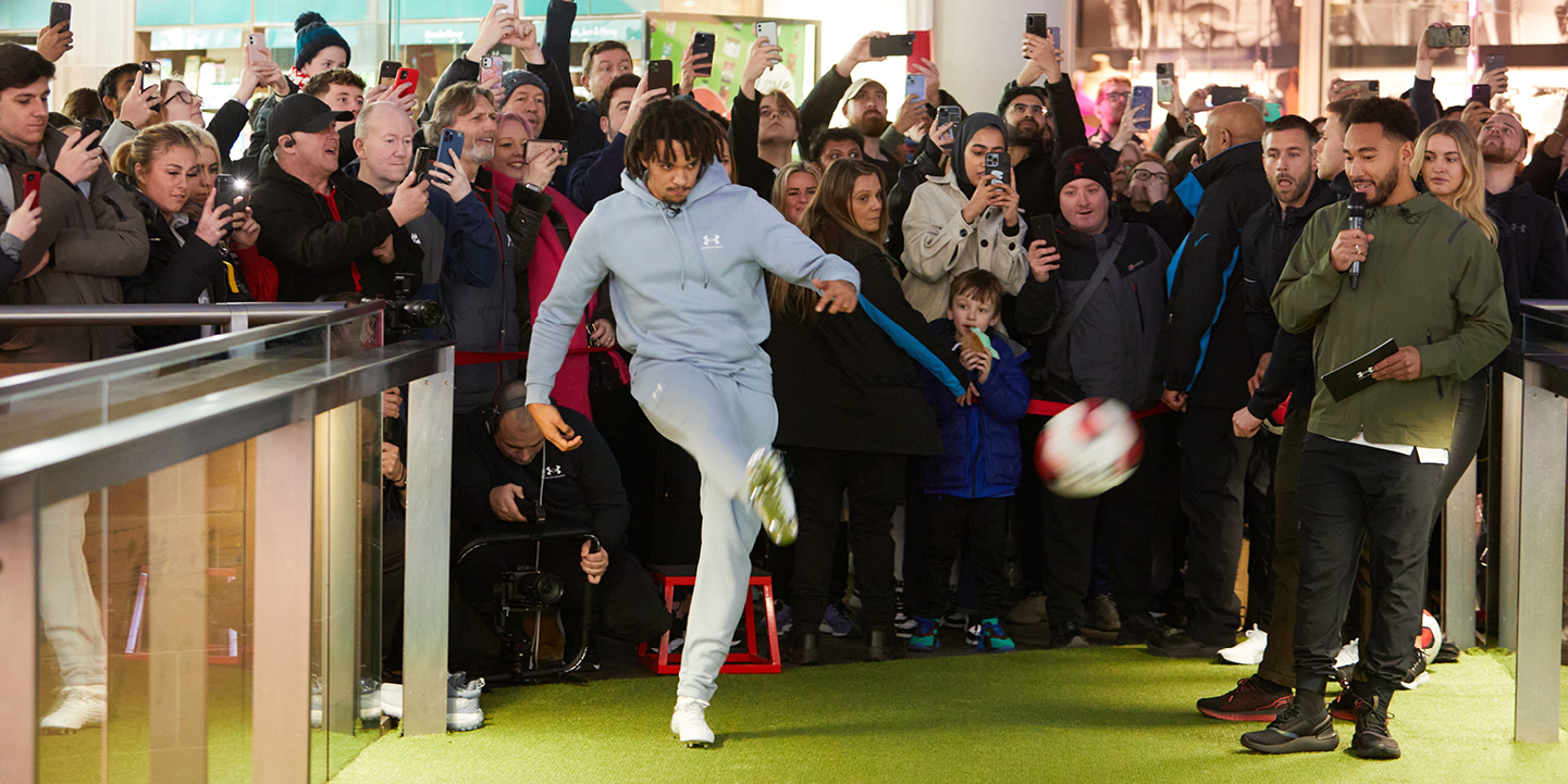 under armour liverpool store launch